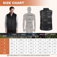 thumbnail image 7 of Heated Vest For Men Women, Lightweight Electric Heated Vest 6 Heating Zone 3 Temperature Heating Vest For Winter Hiking Skiing Skating Outdoor XL, 7 of 7