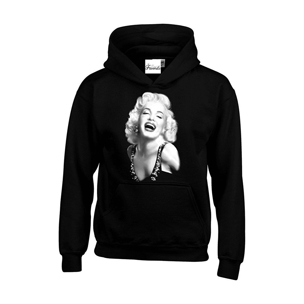 Unisex Marilyn Monroe Hoodie Sweatshirt - Walmart.com - Walmart.com