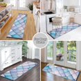 thumbnail image 6 of Yayeee Runner Rug for Bedroom 2'x6' Machine Washable Hallway Non Slip Mat, Purple Art Pattern, 6 of 8