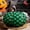 Green, variant on Halloween Knitted Fabric Pumpkin Ornaments, Hand Woven Stuffed Artificial Pumpkins for Table, Shelf, Party Decor