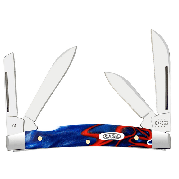 Case Knives 11224 Patriotic Kirinite  Small Congress (10468 SS)