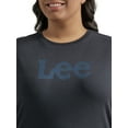 thumbnail image 2 of Lee Women's Plus Size Logo Tee, 2 of 5