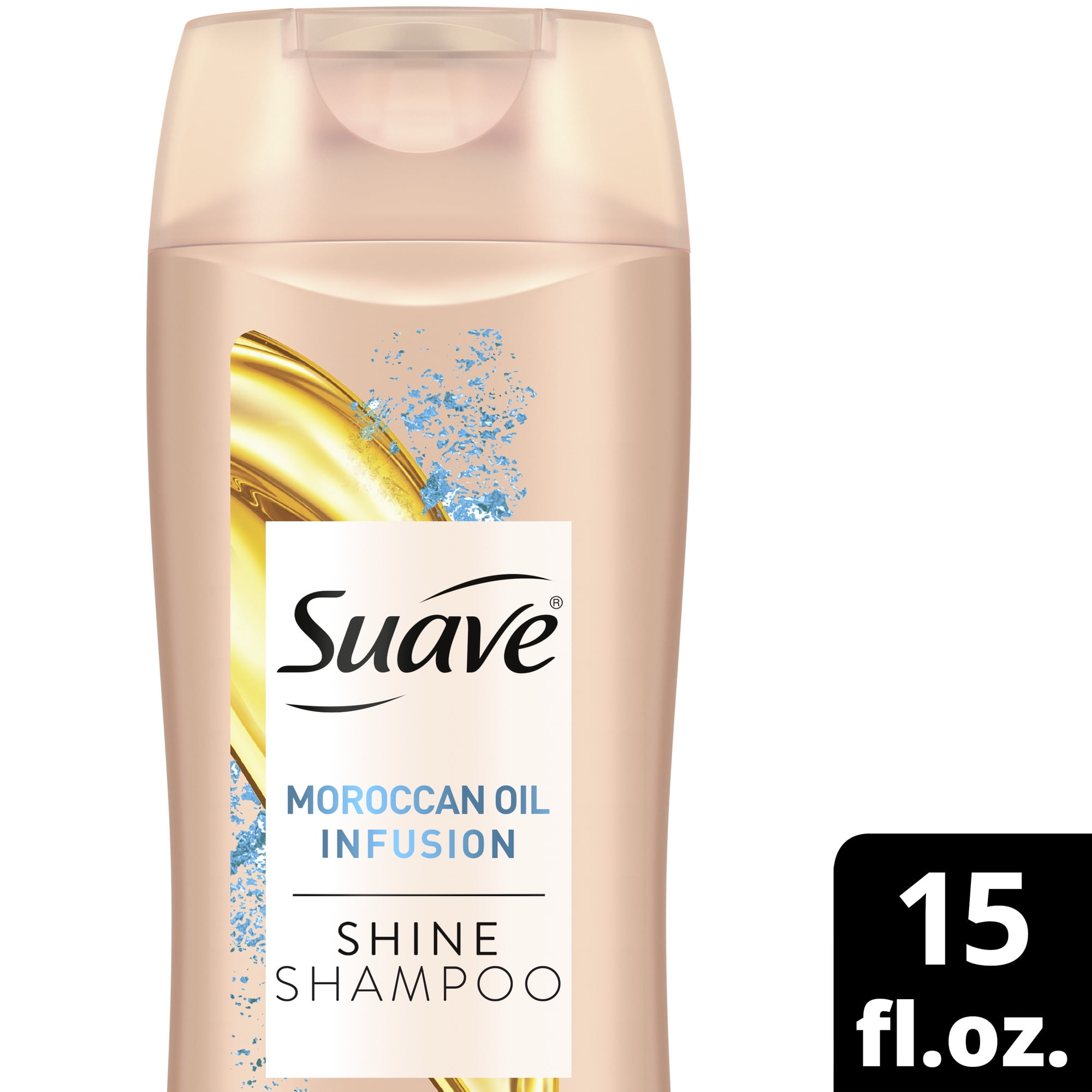 Suave Professionals Moisturizing Daily Shampoo with Moroccan Oil, 15 fl oz