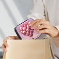 thumbnail image 6 of Coolnut Valentine's Day Travel Jewelry Case,Love Heart Balloon Portable Small Jewelry Box, Necklace Earrings Travel Jewelry PU Leather Box for Women Girl Women Gifts, 6 of 7