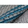 thumbnail image 5 of Viborg Blue Striped Polyester Area Rugs for Living Room Washable Rugs Boho Moroccan Area Rug Soft Geometric Bohemian Carpet Distressed Indoor Rug for Bedroom Dining Room Office Nonslip Rug, 5 of 9