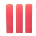 thumbnail image 3 of Sax Reeds, Soprano Saxophone Reed Standard Design Resin Simple Installation Easy Playing 3pcs  for Replacement Red,Black,Wood, 3 of 7