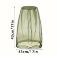 thumbnail image 5 of Dos Mosquiteras Extra Grandes con Mascarillas Faciales - Malla Resistente para Insectos, Malla Fina para Protección contra Insectos, Compatible con Sombreros/Cabezas, Ideal para Pesca y Caza - Prev..., 5 of 5