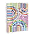 thumbnail image 2 of Stupell Industries Modern Bright Playful Rainbow Arches Canvas Art, 16 x 20, by Amber Sterling, 2 of 8