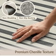 thumbnail image 6 of ODIKA Layering Striped Cabana Layout Meander Stripe Bold Symmetrical for Entryway, Kitchen, Laundry Room, Stain Resistant Thin Throw, 6 of 7