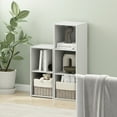 thumbnail image 6 of Furinno Pelli Cubic Storage Cabinet, 3x1, White, 6 of 6
