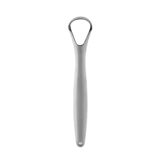 Limpiador de revestimiento de lengua de acero inoxidable, raspador de lengua, cepillo portátil para revestimiento de lengua, herramienta de limpieza bucal