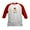 Red/White, variant on CafePress - Class Of 2029 Graduate (Lion) Kids Baseball Jersey - Kids Cotton Baseball Jersey, 3/4 Sleeve Shirt