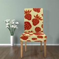thumbnail image 4 of Funda de asiento ABPHQTO Cute Strawberry Protector para comedor Hotel Boda Fiesta Set de 1, 4 of 4