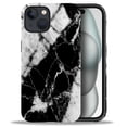 thumbnail image 2 of FKBRCL4U Compatible with iPhone 15 Plus Case, Black and White Marble Pattern for Girl Full Body Design Soft Silicone Drop Shock Scratch Protection for iPhone 15 Plus, 2 of 7
