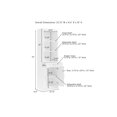thumbnail image 6 of Renaissance Bar Cabinet Set - 2 Piece Adjustable Storage Cabinet - 47.5" Wide - Floor Mountable Bar, 6 of 10