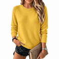 thumbnail image 3 of UDAUDU Sweaters for Women Long Sleeve Lightweight Crew Neck Soft Knit Wool Blend 2026 Fall Winer Business Tops L, 3 of 9