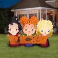 thumbnail image 2 of 3.5' Tall Gemmy Hocus Pocus Sisters Airblown Halloween Inflatable Yard Decoration 220556, 2 of 2