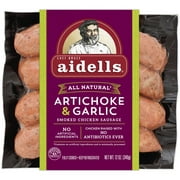 Aidells Smoked Chicken Artichoke & Garlic Sausage, 4 Ct
