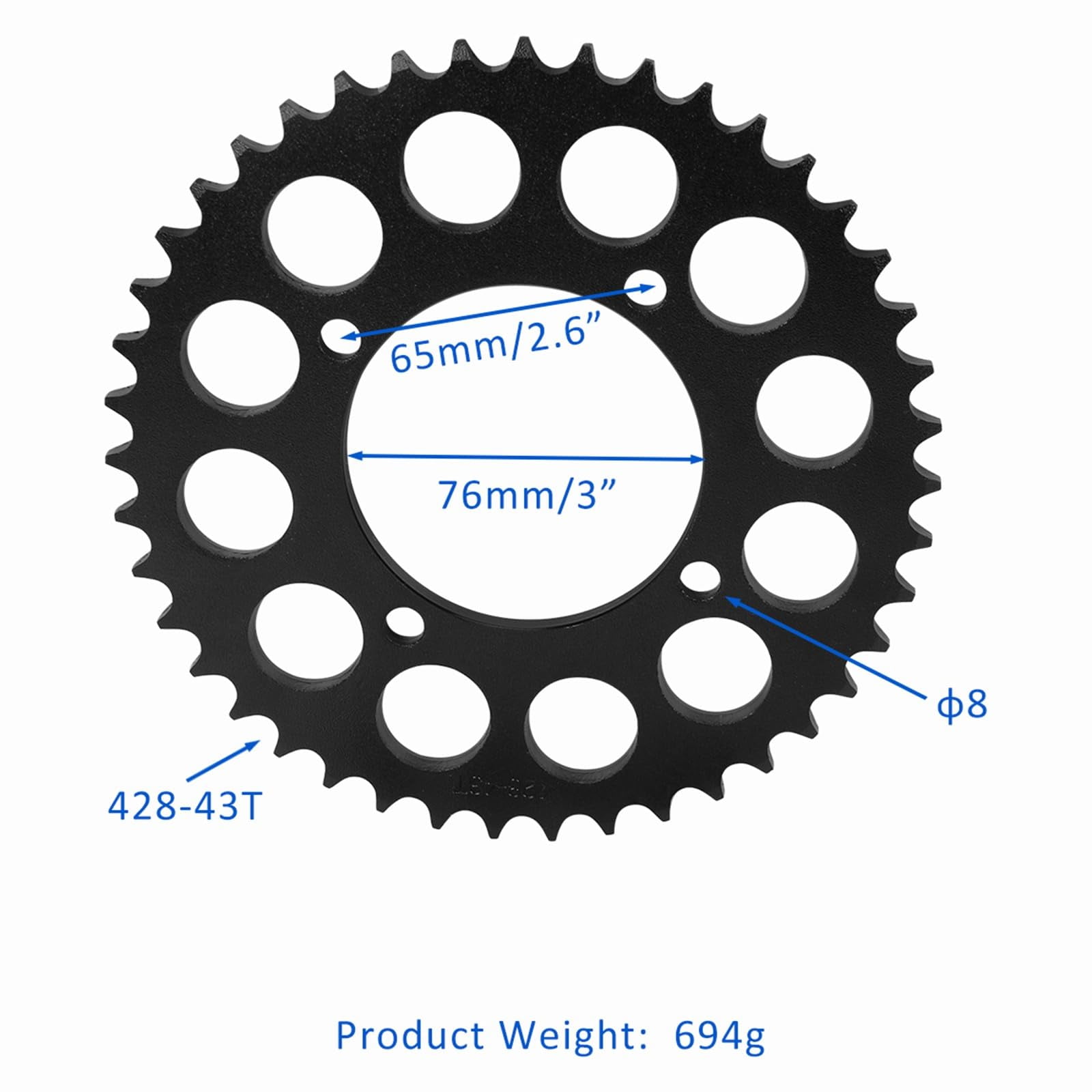 90/100-16 inch Rear Wheel Tire and Rim 15mm Bearing + Disc Brake Assembly + Swing Arm for Dirt Pit Bike Bigwheel 110cc 125cc 140cc 150cc 160cc 200cc Off Road Motocross Motorcycle