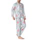 thumbnail image 2 of Balery Bunny cartoon with easter Pijama para Hombre de Dos Piezas con Manga Larga, Conjunto de Dormir y Descanso Suave con Bolsillos-Large, 2 of 7
