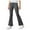 Dark Gray, variant on Wxirdiow Leggings Kids Kids Girls Leggings Full Length Cotton Tights Pants Athletic Yoga Pants Dark Purple Size,9-10 Years