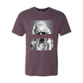 thumbnail image 2 of Wild Bobby, Marilyn Savage Bandana, Streetwear, Men Premium Tri Blend Tee, Vintage Purple, X-Large, 2 of 4