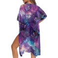 thumbnail image 5 of HELLHERO High Quality Fabrics Swimwear Coverup for Beach Ultimate Elegant Kimono Galaxy Butterfly Print, 5 of 6