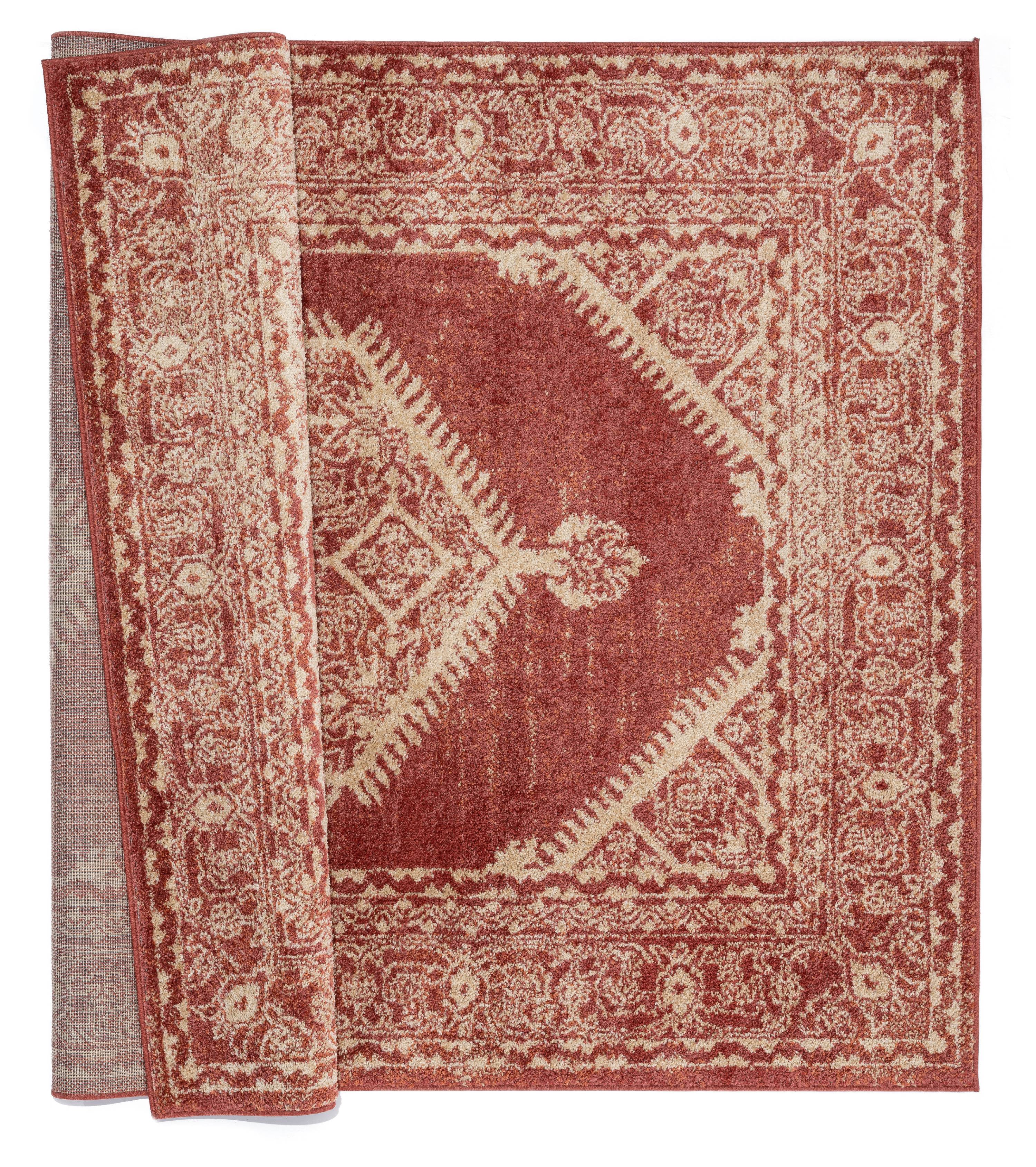 United Weavers Storybrooke Rotorua Oriental Brick Woven Olefin/Frieze Area Rug or Runner