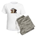 thumbnail image 5 of CafePress - Love Labradoodles Women's Light Pajamas - Women's Short Sleeve Print T-Shirt and Pants Light Cotton Pajama Set, 5 of 7