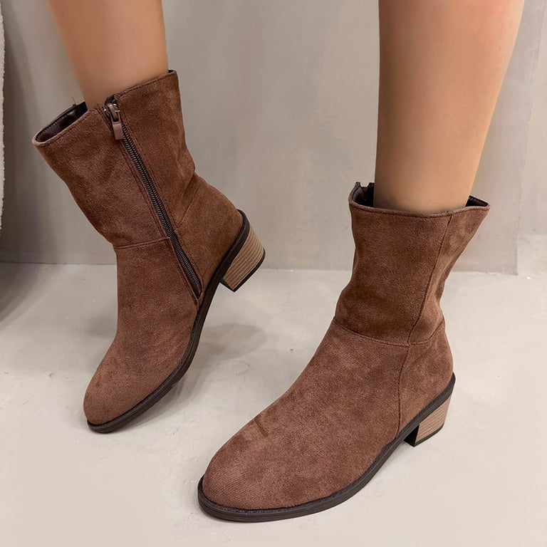 Stylish Suede Ankle Boots elsatealfeed_1of1_1024x1024.  main image 3