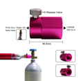 thumbnail image 2 of W21.8 Soda Cylinder QUICK Adapter Valve Inflation Regulating Valve for DUO/TERRA/ART//Crystal 3.0, 2 of 10