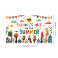 thumbnail image 3 of Colorful Design School's Out Summer Party School Holiday Vacation Banner for Kids Party Outdoor Decoration Summer Celebration, 3 of 7