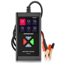 KINGBOLEN BM580 Car Battery Tester, 6V & 12V Battery Load Tester, 100-2000 CCA Automotive Alternator Tester Digital Battery Analyzer for Car Motorcycle SUV