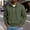 Army Green, variant on LTTVQM Mens Polo Long Sleeve Shirt Button Basic Solid Color Polo Shirt Classic Loose Casual Collared Shirts T-Shirt Army Green 2XL