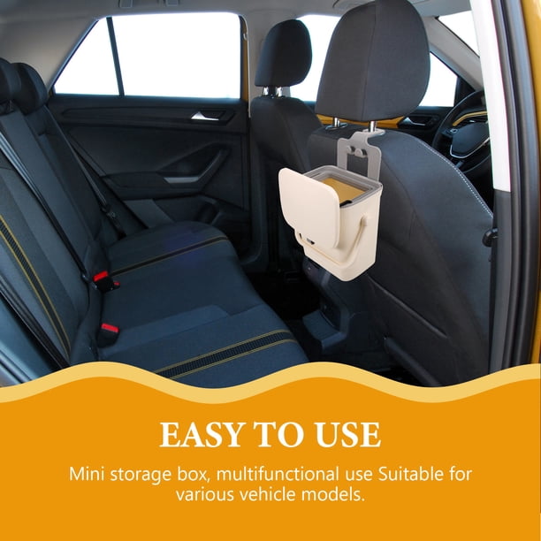 unbranded Car Trash Can for Back Seat Con Resistente Y Almacenamiento Adicional Para Suv Y Camionetas