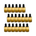 thumbnail image 3 of Frascos cuentagotas de Vidrio de 20 piezas Perfecl 1ML Marrón Dorado, 3 of 8