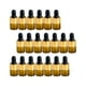thumbnail image 2 of 20 frascos cuentagotas con vial de vidrio vacío, mini frascos a prueba de fugas, esenciales Marrón Dorado, 2 of 9