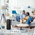 thumbnail image 6 of TCL Breeva A5 Smart Air Purifier, 365 sq. ft. up to 1765 sq. ft., 5-Stage Filtration System, True HEPA (H13) Removes 99.97% of Dust / Bacteria / Odors, App & Voice Control, Ultra-Quiet, Black, A515B, 6 of 6