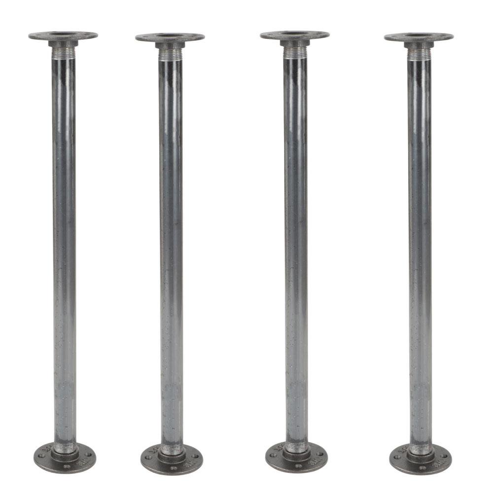 1 In X 24 In Pipe Table Legs 4 Pack