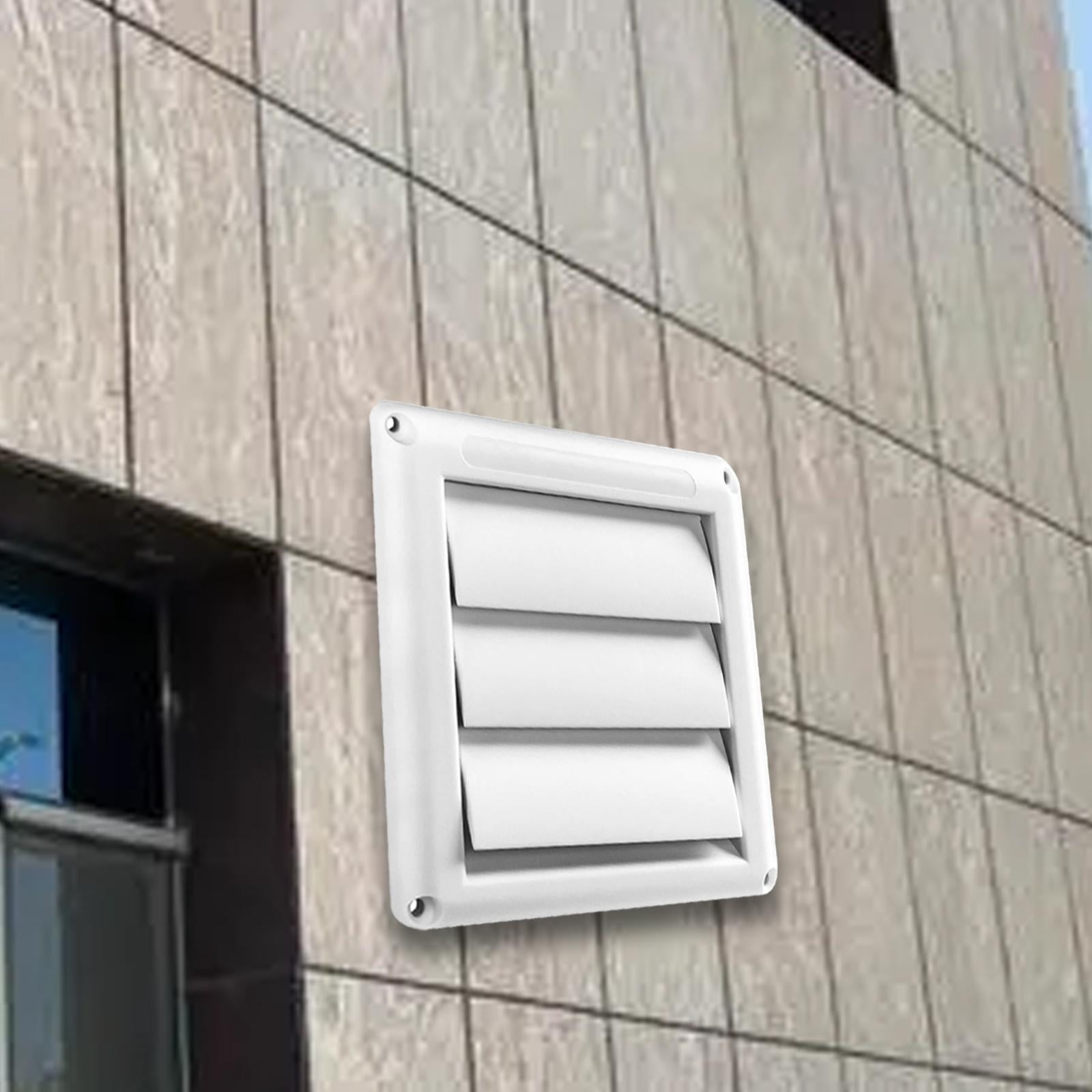 Baoblaze Dryer Vent Cover Easy Installation Grille Louvers Cover for Wall Office Home 8inch