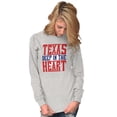thumbnail image 4 of Texas Southwestern Pride TX Heart Long Sleeve TShirt Men Women Brisco Brands S, 4 of 6