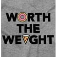 thumbnail image 2 of Worth Weight Pizza Carbs Foodie Lover Tank Top T Shirts Men Women Brisco Brands S, 2 of 5