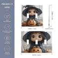 thumbnail image 3 of Dailycode Light Switch Plate Covers 3 Gang Wall Plate Plastics Outlet Covers for Kitchen Home Office Decor Cartoon Witch Owl Pumpkins, 3 of 8