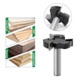 thumbnail image 4 of Riwesomey Brocas para enrutador de superficie Spoilboard, cabeza de taladro impermeable lavable, broca de cepillado tipo T, cortadora de fresado de madera, Kits y herramientas para tallar 12*1/2 Riwesomey TO009696-01, 4 of 6