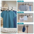 thumbnail image 3 of Organizador de viaje plegable Besslly para colgar ropa, paquete de 40, 3 of 6