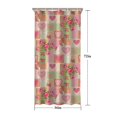 thumbnail image 5 of Pioneer Flower Floral Print Pattern Shower Curtain 36"x72", Bathroom Decorative Shower Curtain Set with 12 Hooks, Waterproof Washable, 5 of 6