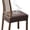 Coffee, variant on Ariseltys Waterproof Dining Chair Seat Cover Set of 4 Stretch Dining Room Chair Covers PU Leather Chair Seat Slipovers for Dining Room Removable Washable Chair Seat Protector