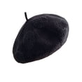 thumbnail image 4 of SikaFu Beret Autumn And Winter Jacquard Knit And Versions Versatile Face Revealing Small Painter Hat Retro Hong Kong Style Hat Women's Trend, 4 of 5