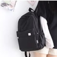 thumbnail image 3 of Mochila impermeable de nailon para mujer, bolsa de viaje femenina, Mochila escolar para chicas adolescentes, bolsa de libros de Color sólido, 3 of 5
