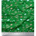 thumbnail image 1 of Soimoi Velvet Fabric Celebration Flag,Rabbit & Egg Easter Print Fabric by The Yard 58 Inch Wide, 1 of 1